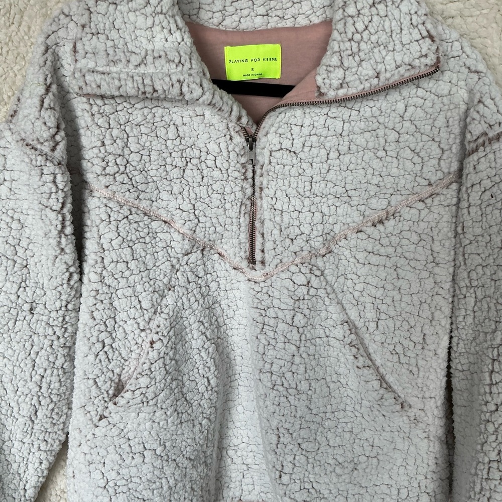 Plush Cream Teddy Jacket